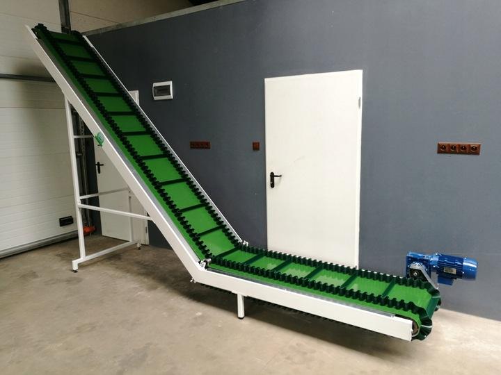 Ленточный рольганг для картофеля