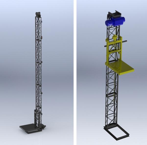Мачтовый подъемник