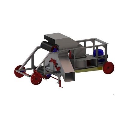 Сбрасывающая тележка для ленточного конвейера