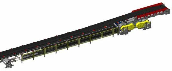 Конвейер ленточный шахтный (КЛШ)