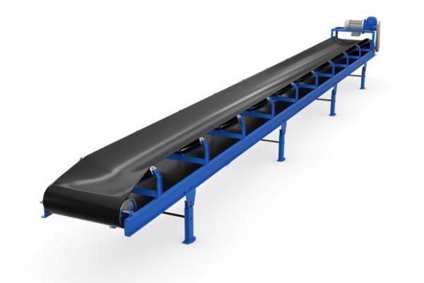 Желобчатый ленточный конвейер