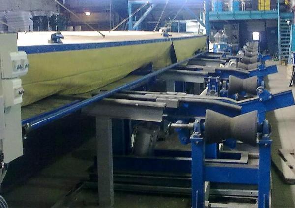 Роликовый транспортёр рольганг