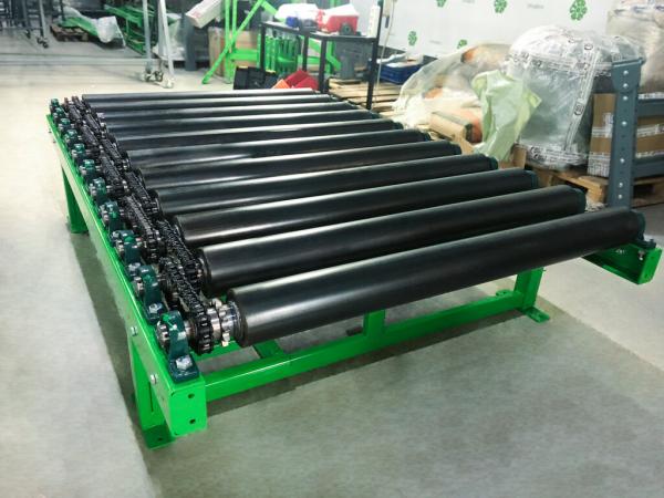 Конвейер роликовый приводной